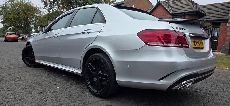 Silver Used 2014 Mercedes E220 AMG Sedan | £5,499 (Good price) - Image 1/4