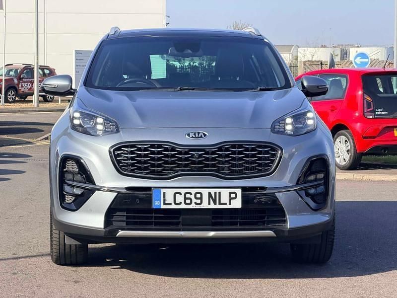 Used Kia Sportage GT-Line S 136 HP (100 kW) 2019 Silver SUV