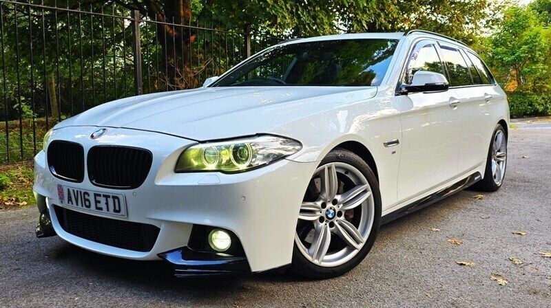 White Used 2016 BMW 535 M Sport Estate | £16,490 (A bit pricey) - Image 1/4