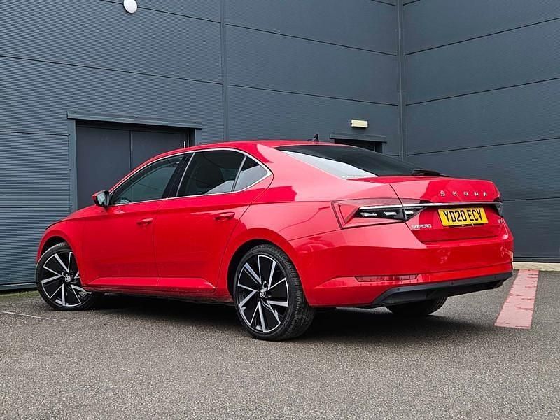 Used Skoda Superb SE L 2020 Red Hatchback