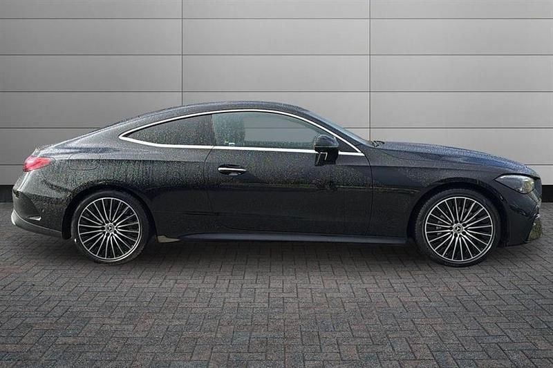 Used Mercedes CLE300 AMG Line Premium 258 HP (189 kW) 2025 Obsidian black Coupe