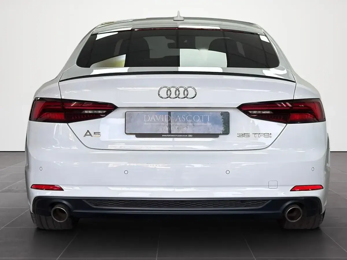 Used Audi A5 Sportback Black Edition 2019 White Hatchback
