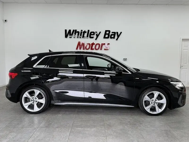 Used Audi A3 S-Line 110 HP (80 kW) 2020 Black Sedan