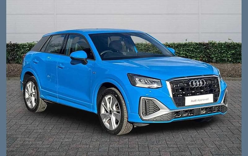 Blue Used 2023 Audi Q2 S-Line SUV | £20,495 (Fair price) - Image 1/4