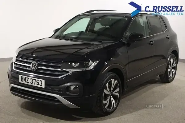 Used VW T-Cross Black Edition 93 HP (68 kW) 2023 Black SUV