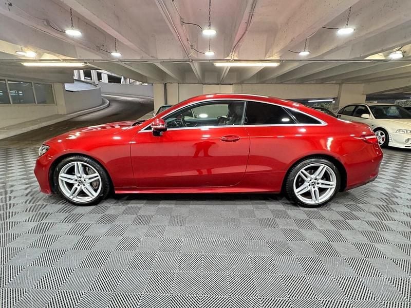Used Mercedes E220 AMG line 2019 Red Coupe