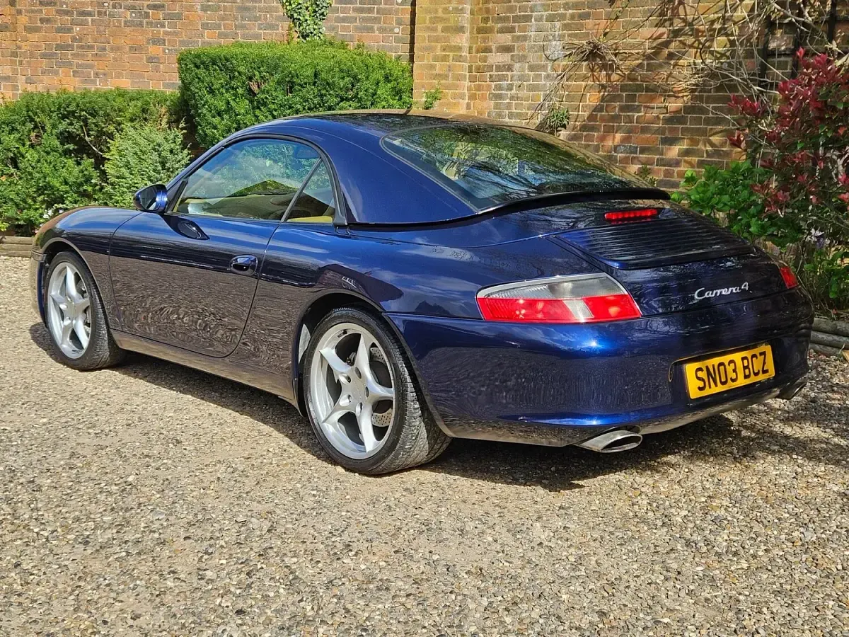 Used Porsche 911 2003 Blue Cabriolet