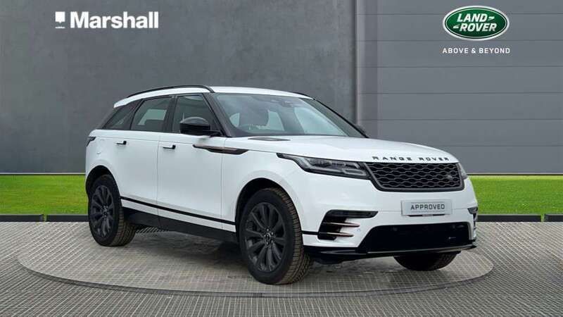 Solid fuji white Used 2023 Land Rover Range Rover Velar SE Dynamic SUV | £38,991 (A bit pricey) - Image 1/4