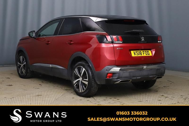 Used Peugeot 3008 GT-line 2018 Red SUV
