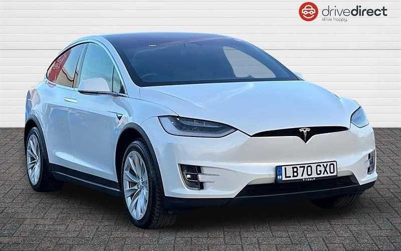 White Used 2020 Tesla Model X Long Range AWD SUV | £29,200 (Good price) - Image 1/4