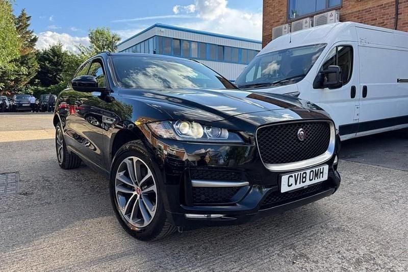 Black Used 2018 Jaguar F-Pace R-Sport SUV | £17,825 (Good price) - Image 1/1