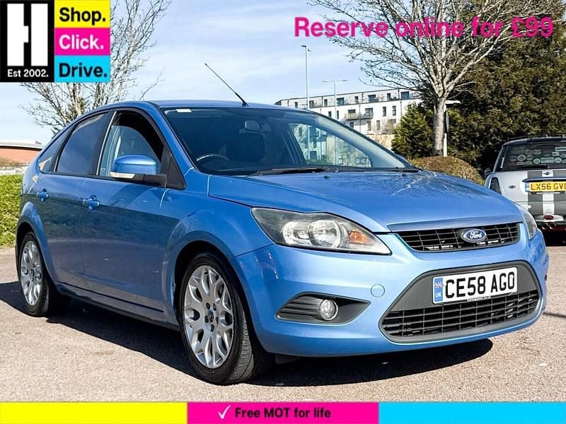 Used Ford Focus Zetec 99 HP (72 kW) 2008 Blue Hatchback