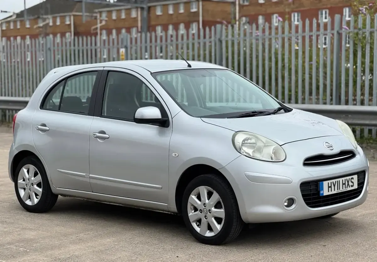 Używany Nissan Micra Acenta 2011 Srebrny Hatchback