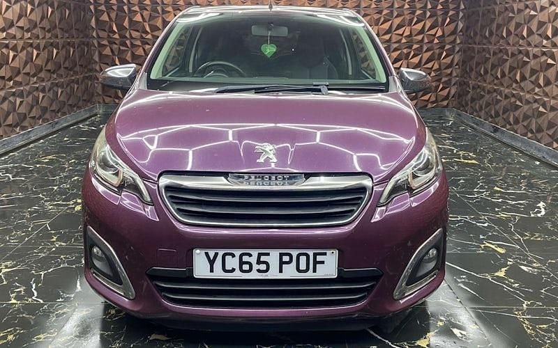 Used Peugeot 108 82 HP (60 kW) 2014 Mauve/purple Hatchback