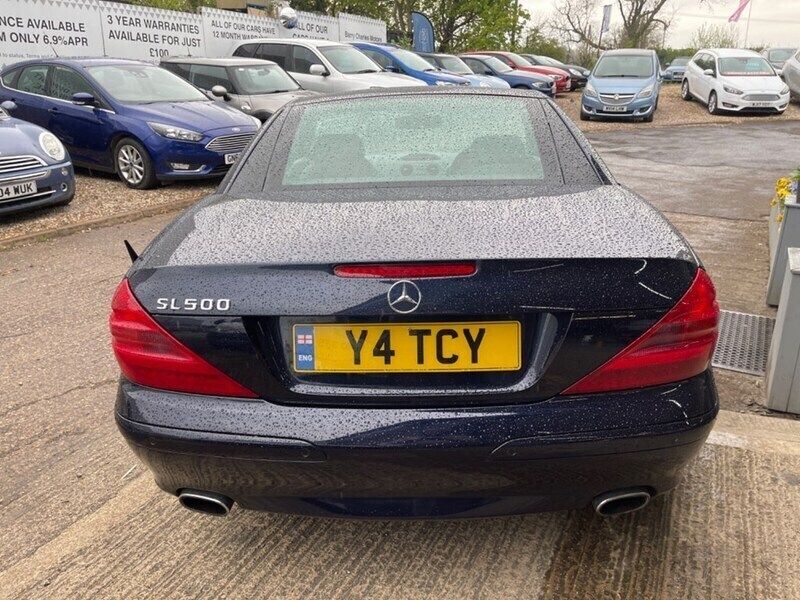 Used Mercedes SL500 306 HP (225 kW) 2002 Blue Cabriolet