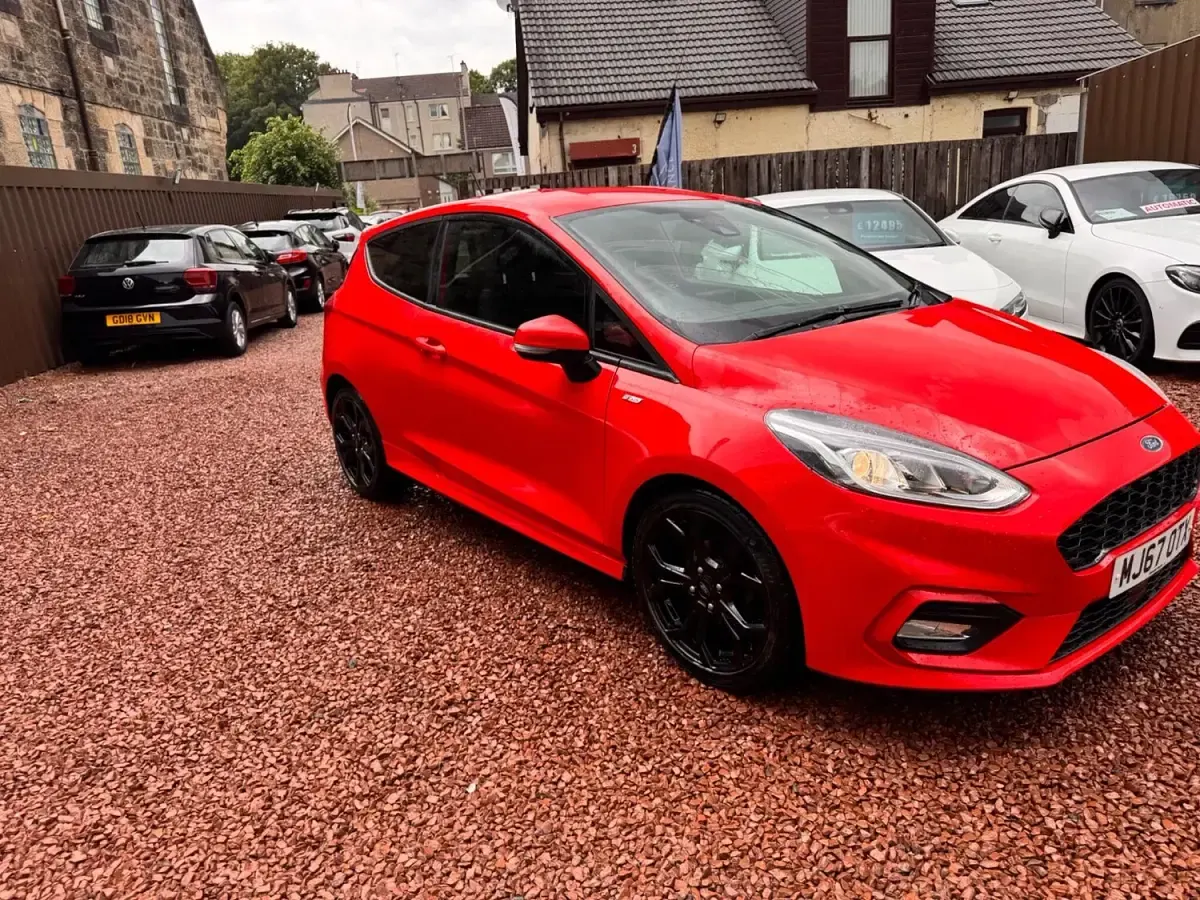 Used Ford Fiesta ST-Line 125 HP (91 kW) 2017 Red Hatchback
