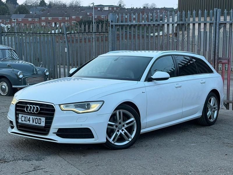 Used Audi A6 S-Line 190 HP (139 kW) 2014 White Estate