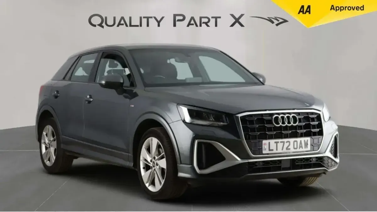 Begagnad Audi Q2 S-Line 2022 Grå SUV