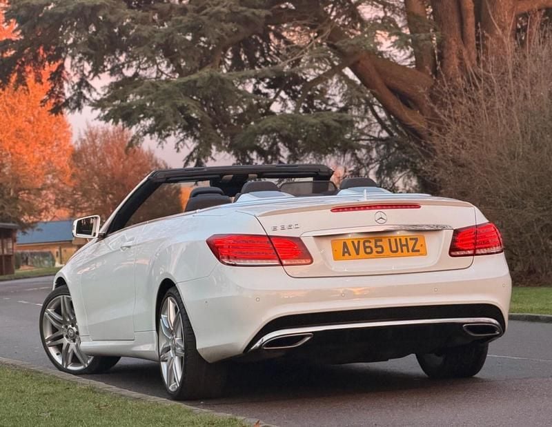 Used Mercedes E350 AMG line 2015 White Cabriolet