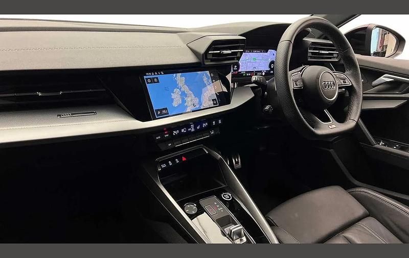 Used Audi A3 Black Edition 147 HP (108 kW) 2024 Blue Hatchback