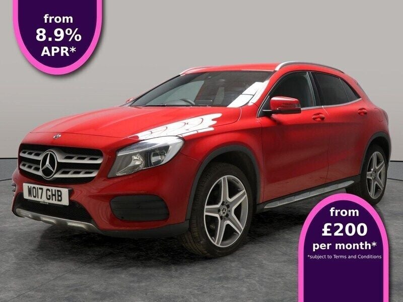 Red Used 2017 Mercedes GLA200 AMG line SUV | £11,821 (Fair price) - Image 1/3