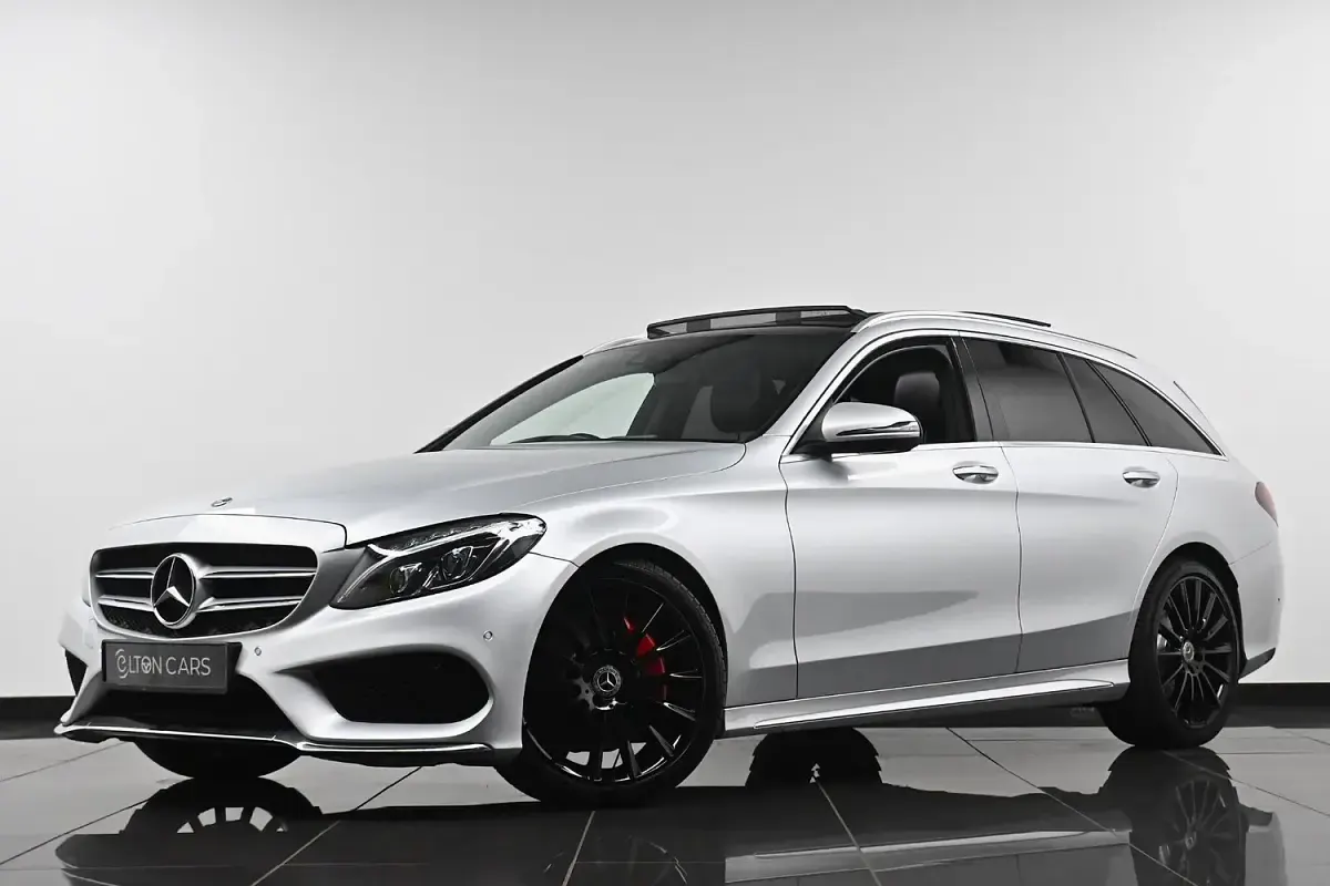 Used Mercedes C250 AMG Line Premium 204 HP (150 kW) 2018 Silver Estate