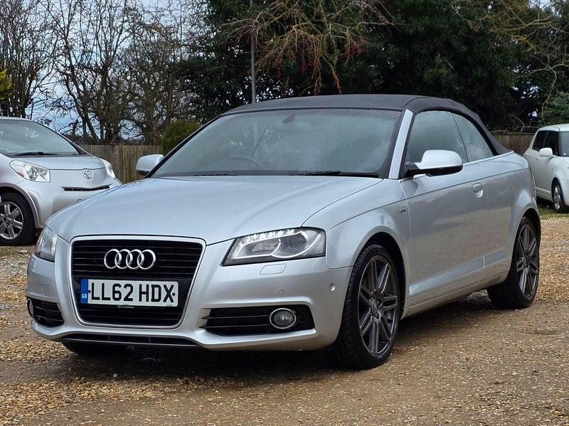Used Audi A3 Cabriolet S-Line 160 HP (117 kW) 2012 Silver Cabriolet