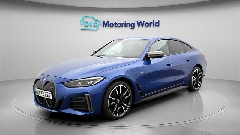 Used BMW i4 M Sport 400 kW (544 HP) 2022 Blue Sedan