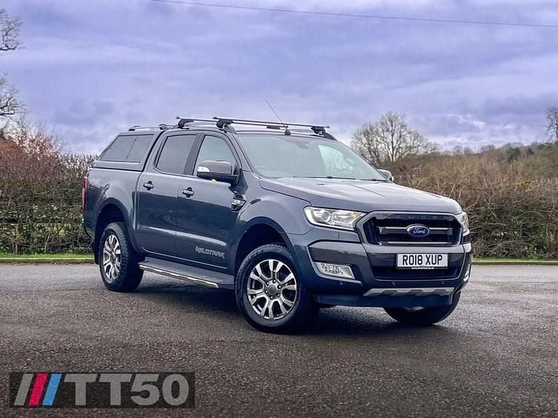 Grey Used 2018 Ford Ranger Wildtrack Pickup | £16,990 (Good price) - Image 1/4