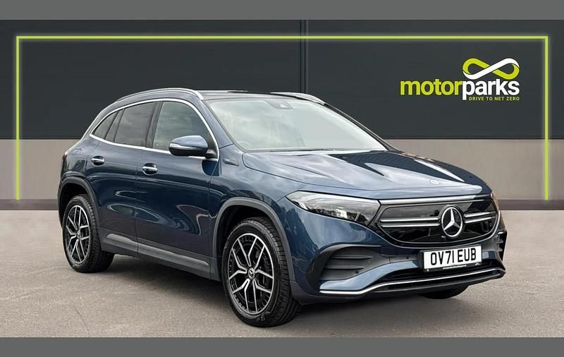 Blue Used 2021 Mercedes EQA350 AMG Line Premium SUV | £24,500 - Image 1/4