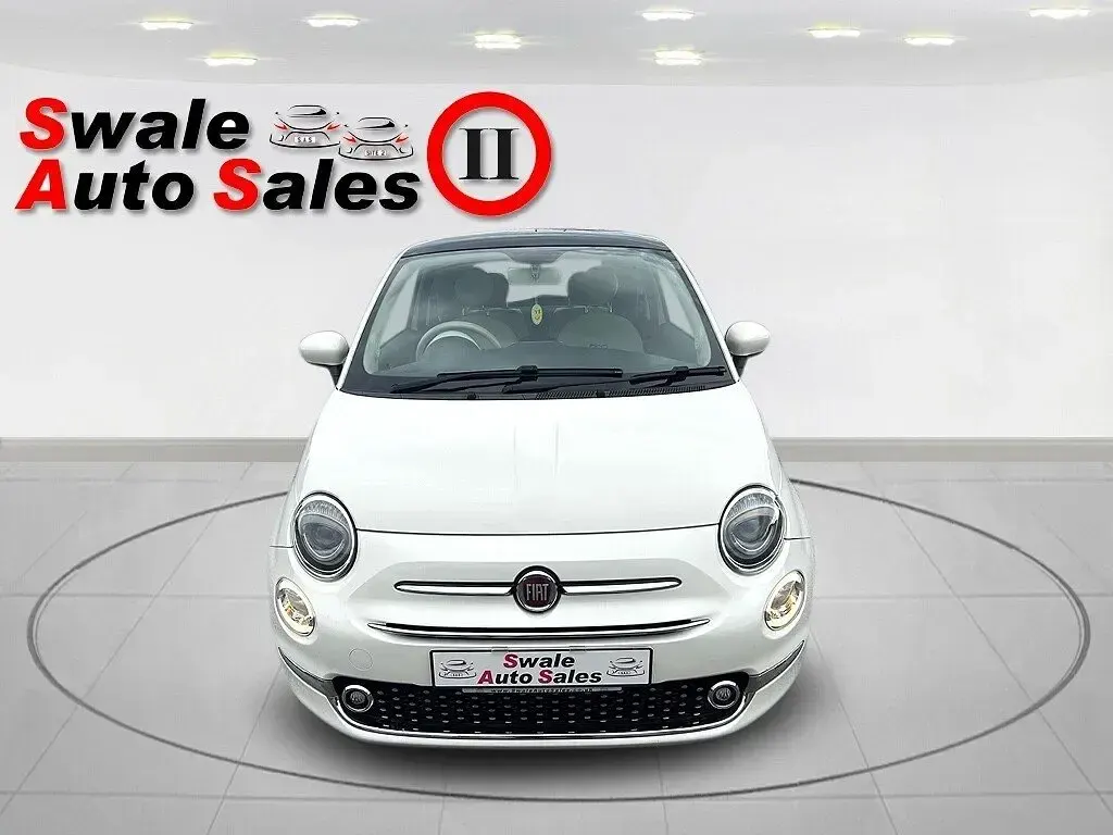 Used Fiat 500 Lounge 69 HP (50 kW) 2016 White Hatchback