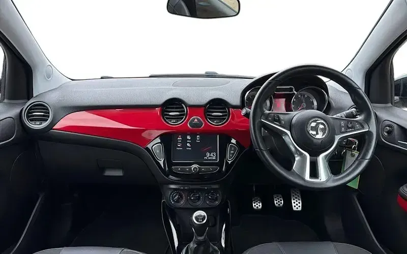 Used Vauxhall Adam 69 HP (50 kW) 2018 Red Hatchback