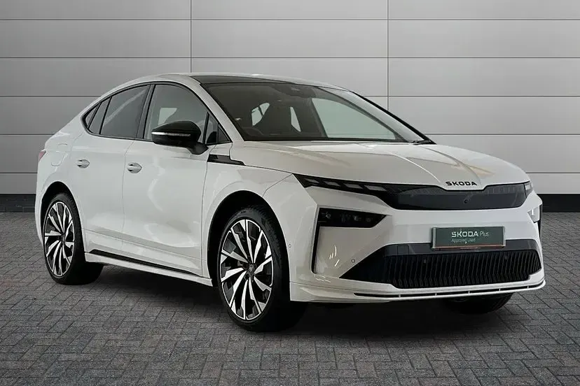 New Skoda Enyaq iV SportLine 207 kW (282 HP) 2026 Moon white SUV