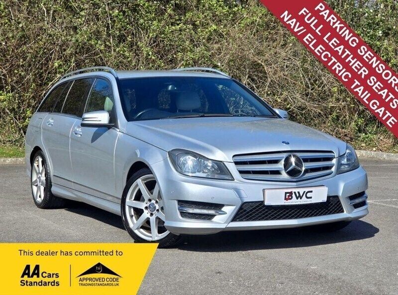 Silver Used 2012 Mercedes C180 AMG Estate | £6,455 (Fair price) - Image 1/4