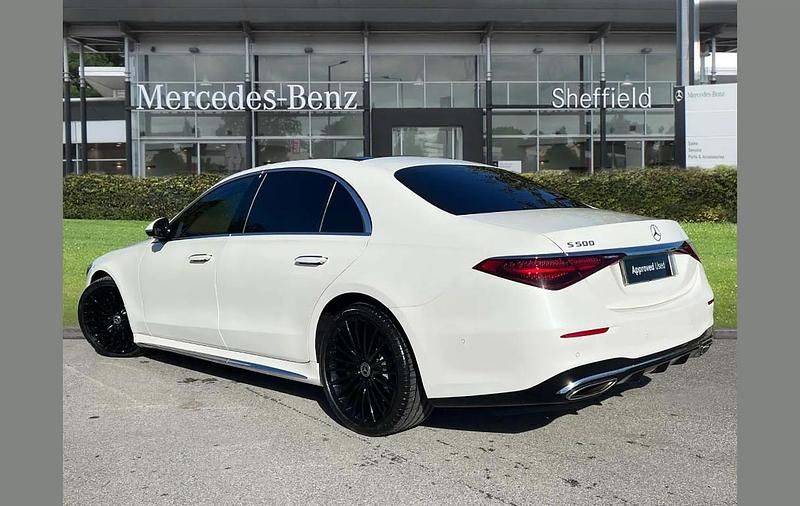 Used Mercedes S500L AMG line 429 HP (315 kW) 2021 Silver Sedan