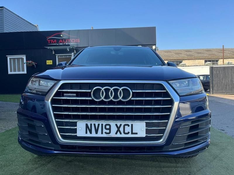 Used Audi Q7 S-Line 286 HP (210 kW) 2019 Blue SUV