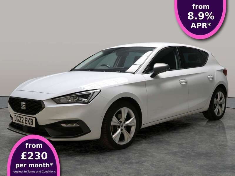 White Used 2022 Seat Leon FR Hatchback | £17,317 (Fair price) - Image 1/3