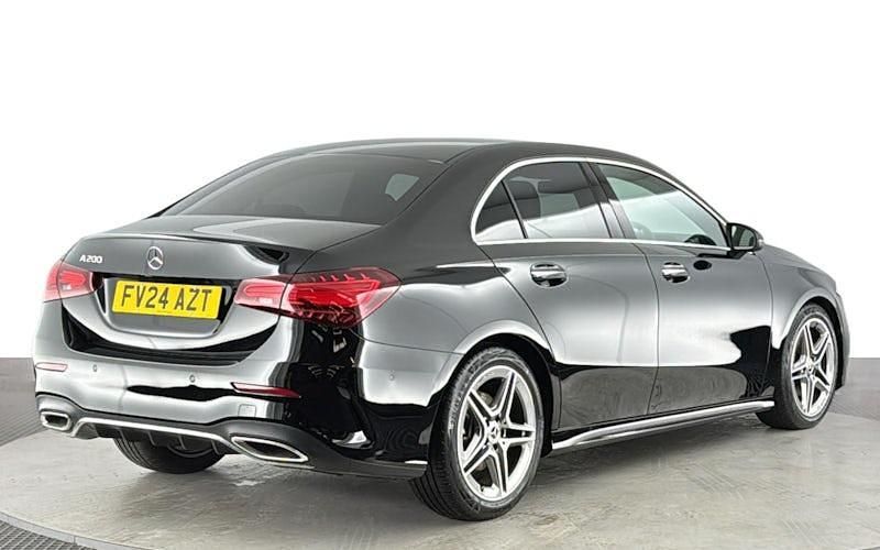 Used Mercedes A200 AMG Line Premium 177 HP (130 kW) 2024 Black Sedan