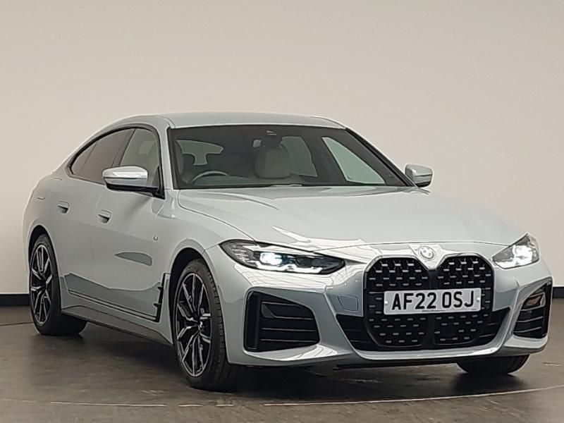 Grey Used 2022 BMW 420 Gran Coupé M Sport Coupe | £28,898 (Fair price) - Image 1/4