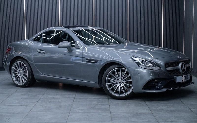 Grey Used 2018 Mercedes SLC300 AMG line Cabriolet | £20,491 (A bit pricey) - Image 1/4