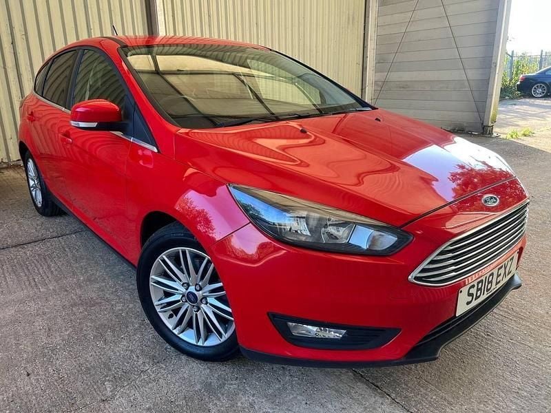 Red Used 2018 Ford Focus Zetec Hatchback | £5,495 (Good price) - Image 1/2