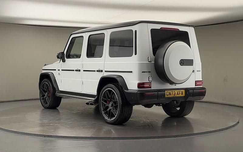 Used Mercedes G63 AMG AMG 585 HP (430 kW) 2023 G manufaktur opalite white magno SUV