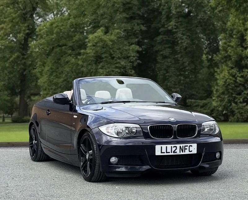 Black Used 2012 BMW 120 Cabriolet Sport Line Cabriolet | £5,995 (A bit pricey) - Image 1/4