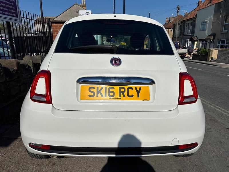 Used Fiat 500 Pop 69 HP (50 kW) 2016 White Hatchback