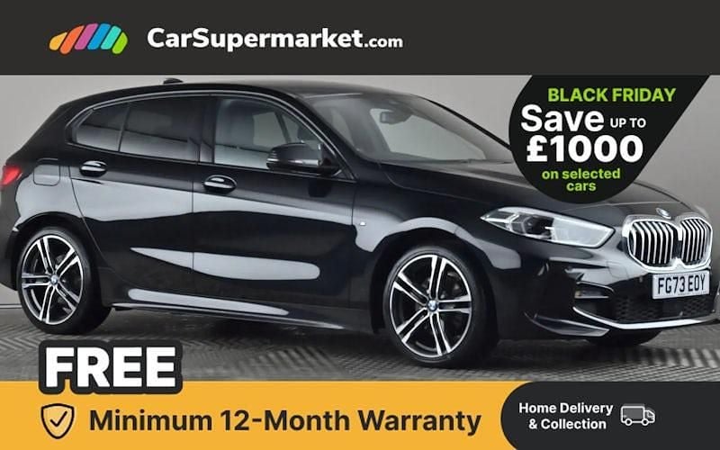 Black Used 2023 BMW 118 M Sport Hatchback | £18,697 (Good price) - Image 1/3