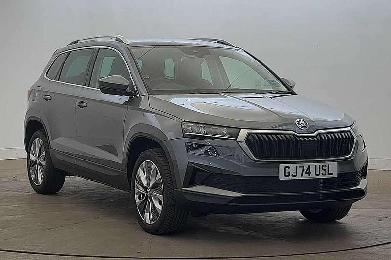Graphite grey metallic Used 2024 Skoda Karoq SE L SUV | £21,777 (Fair price) - Image 1/4