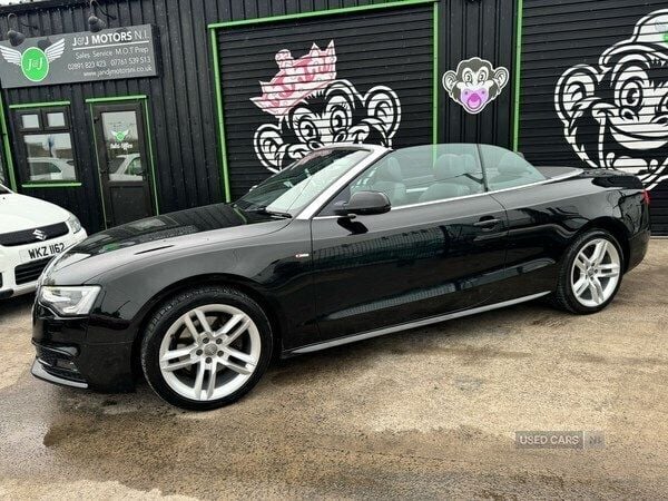 Black Used 2016 Audi A5 Cabriolet S-Line Cabriolet | £11,995 (Fair price) - Image 1/4