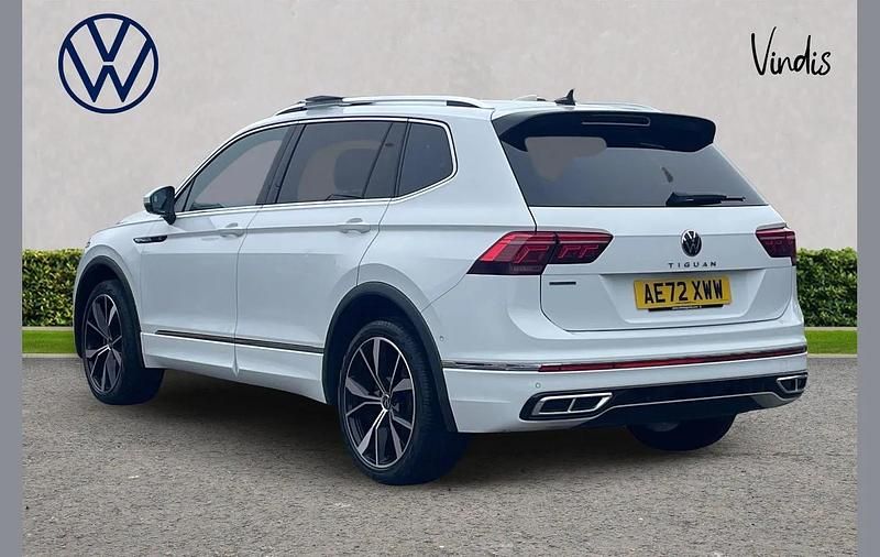 Used VW Tiguan Allspace R-line 150 HP (110 kW) 2022 White SUV