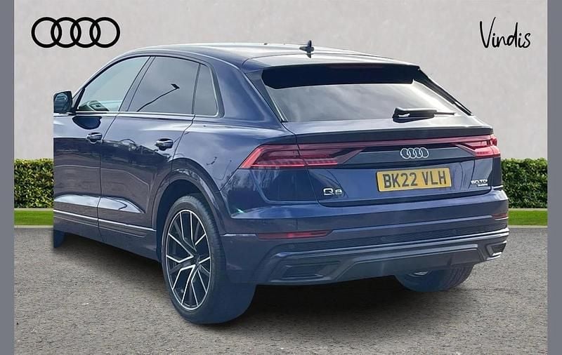 Used Audi Q8 Black Edition 281 HP (206 kW) 2022 Blue SUV