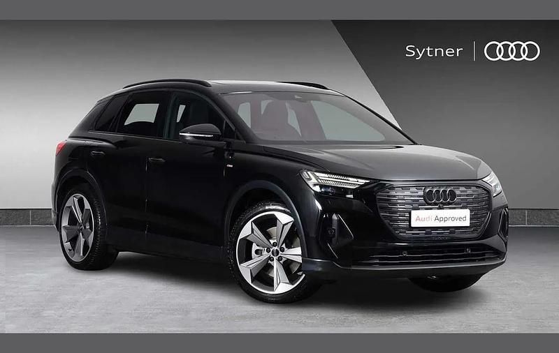 Black New 2025 Audi Q4 e-tron Black Edition SUV | £46,000 - Image 1/4
